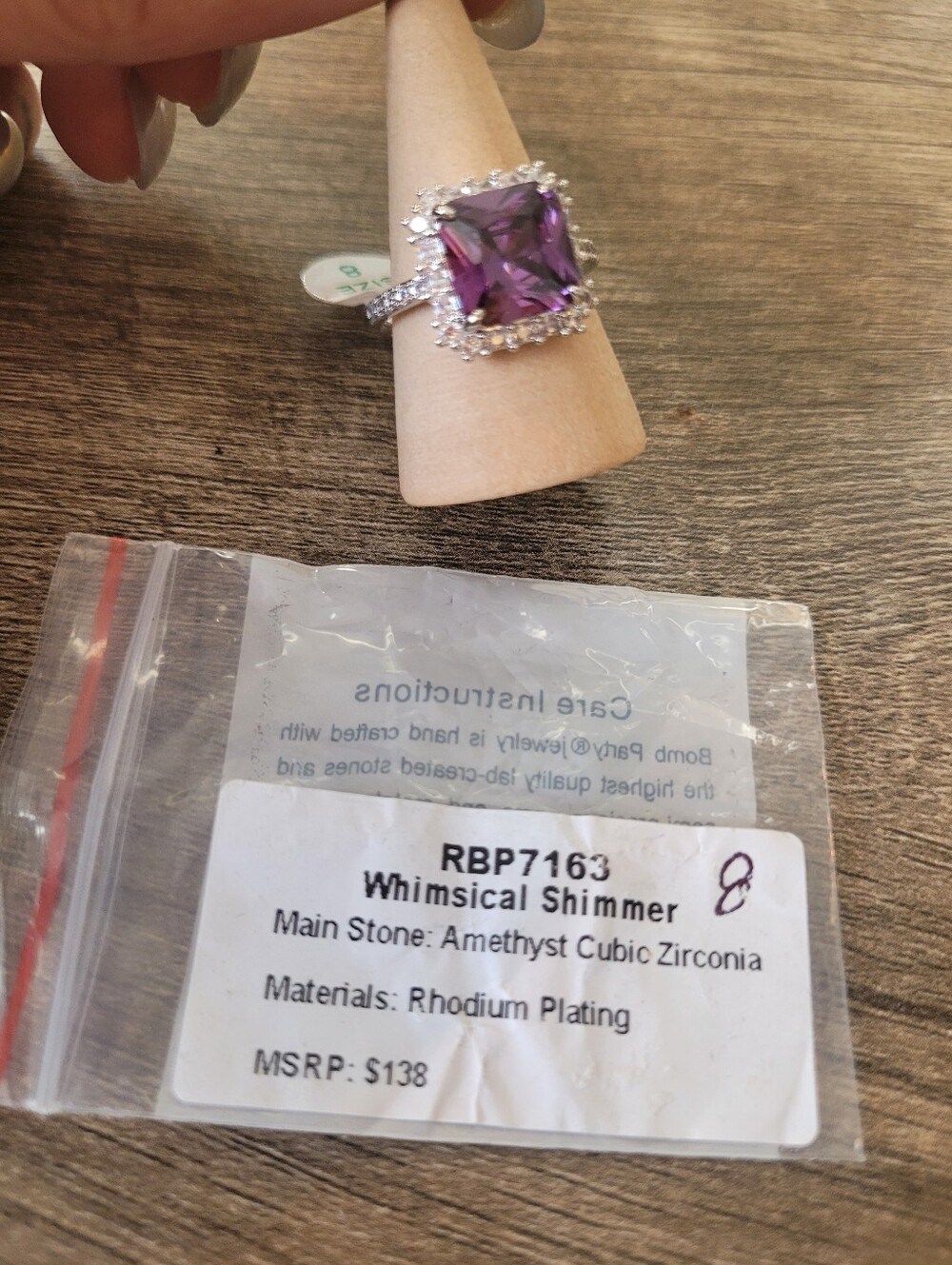 NWT Bomb Party Ring Whimsical Shimmer
